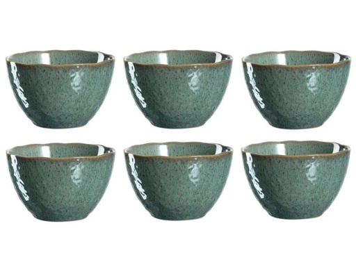 [90026506 866606] Leonardo Dessert-Schale Matera 6 Stück, Grün