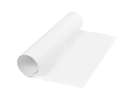 [90179175 1250079] Creativ Company Lederpapier Rolle, 350 g, 1 Stück, Weiss