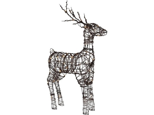 [90179268 571717] Star Trading LED-Figur Vixen Rentier, 90 cm