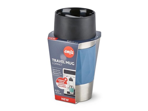 [90026529 1208611] Emsa Thermobecher Compact 300 ml, Blau