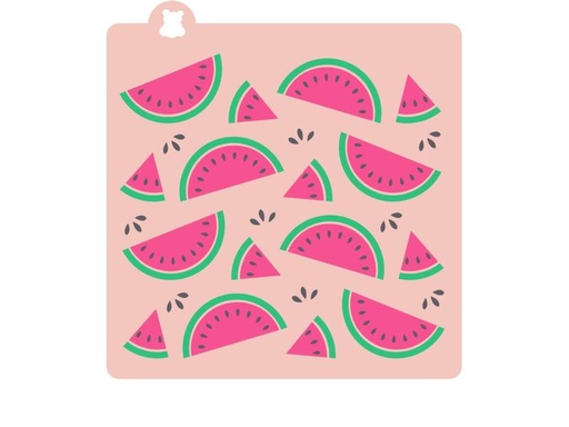 [90179462 1233335] Cut my Cookies Schablone Wassermelone 3-teilig, Weiss