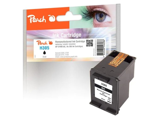 [90179463 1235819] Peach Tinte HP Nr. 305 / 3YM61AE Black
