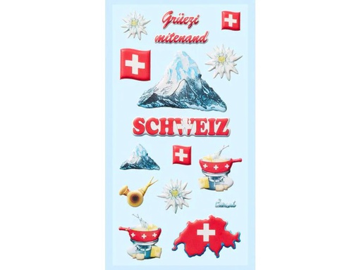 [90179488 1238362] HobbyFun Motivsticker Schweiz 1 Blatt