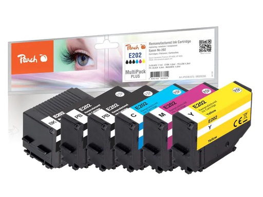 [90179769 1235818] Peach Tinte Epson No. 202 2x BK, 1x PHBK, C, M, Y