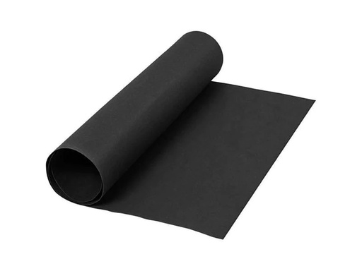 [90179813 1250075] Creativ Company Lederpapier Rolle, 350 g, 1 Stück, Schwarz