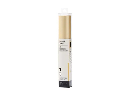 [90179822 1222580] Cricut Vinylfolie Smart Glanz, Permanent 33 x 91 cm, Gold