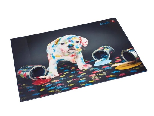 [90179918 1239000] Läufer Schreibunterlage Bunter Hund 40 x 53 cm