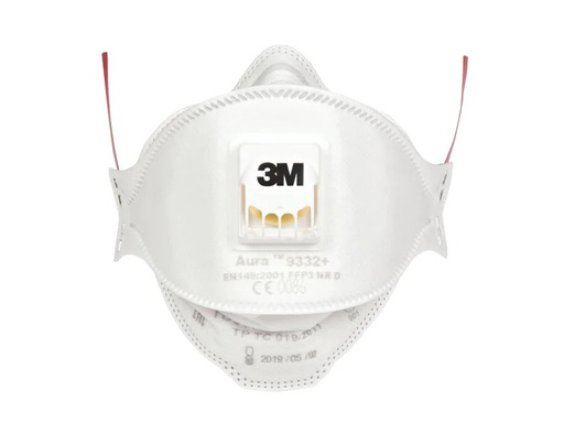 [90180123 933018] 3M Atemschutzmaske Aura 9332+ FFP3, 10 Stück