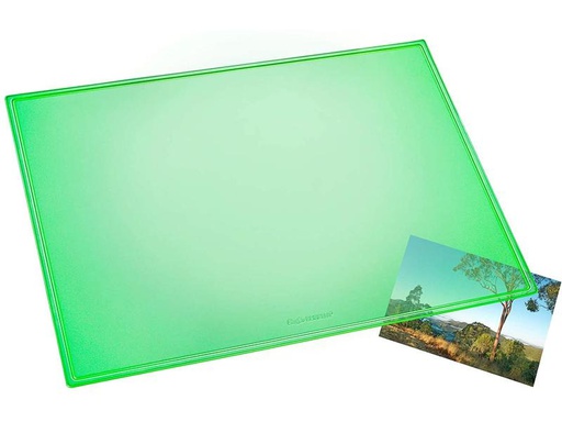 [90180146 1238966] Läufer Schreibunterlage Transluzent 40 x53 cm, Grün