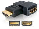Delock Adapter 90° links HDMI - HDMI