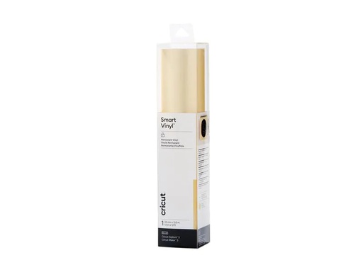 [90180283 1222566] Cricut Vinylfolie Smart Vinyl Glanz, Permanent 33 x 366 cm, Gold