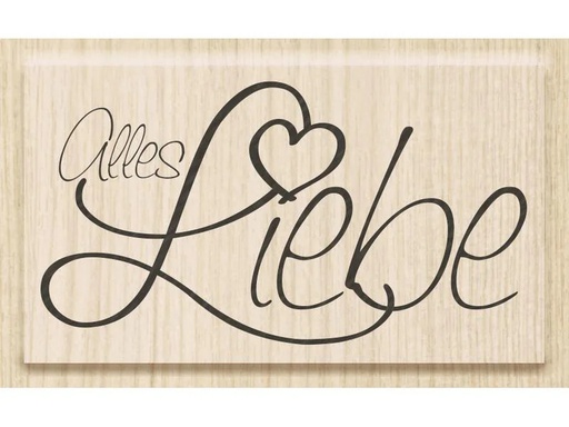 [90180325 1242862] Heyda Stempel Alles Liebe 1 Stück
