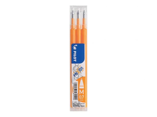 [90180339 1244215] Pilot Patrone FriXion Refill 3 Stück 0.7 mm, Hellorange