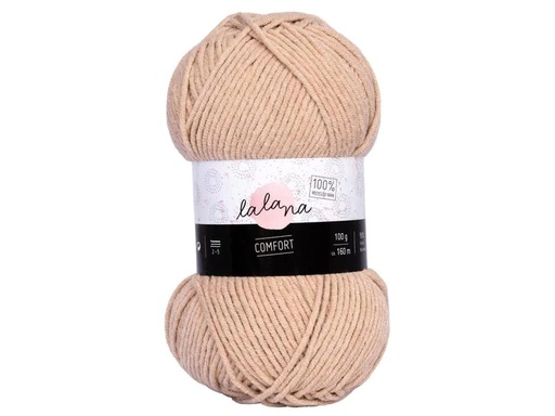 [90180350 1249986] lalana Wolle Comfort 100 g, Beige