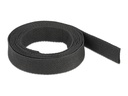 Delock Gewebeschrumpfschlauch 2 m x 10 mm Schwarz