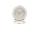 KARLSSON Klassischer Wecker Globe Weiss