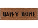 present time Fussmatte Happy Home Schwarz 75 cm x 26 cm