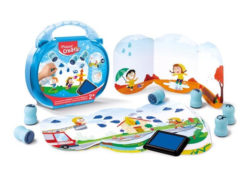 [90180509 1237115] maped Motivstempel-Set My first 8-teilig