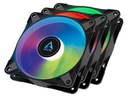 Arctic Cooling PC-Lüfter P12 PWM A-RGB 3er Set Schwarz