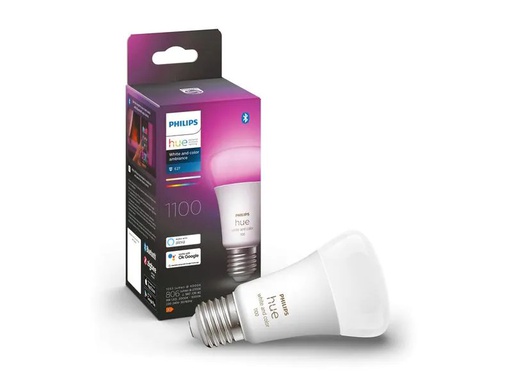 [90180582 1238403] Philips Hue Leuchtmittel White &amp; Col. Amb. E27 Einzelpack 806 lm