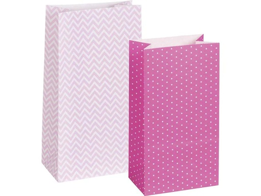 [90180643 1242682] Heyda Geschenktüte 12 Stück Pink