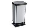 Rotho Treteimer Paso 40 l, Silber