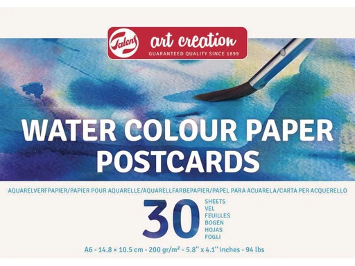 [90026669 997142] Talens Aquarellblock Postcards 105 x 148 mm
