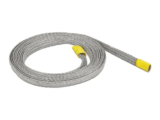 [90180801 1236972] Delock Kabelschlauch zur EMV Abschirmung 2 m x 6 mm Grau