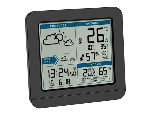 [90180855 1229068] TFA Dostmann Wetterstation Sky Schwarz