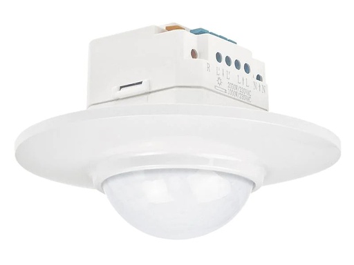 [90180939 1246501] NIKO PIR Bewegungsmelder Swiss Garde 360 Plus IP20, Rund, Weiss