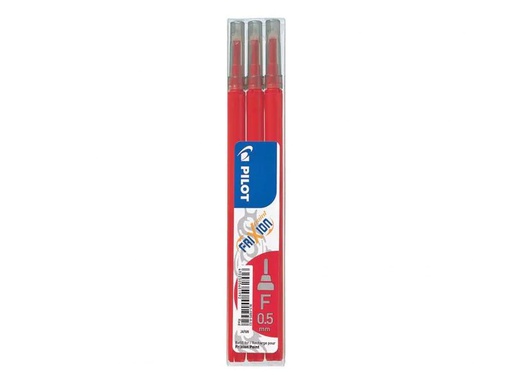 [90180968 1244240] Pilot Patrone FriXion Refill 3 Stück 0.5 mm, Rot