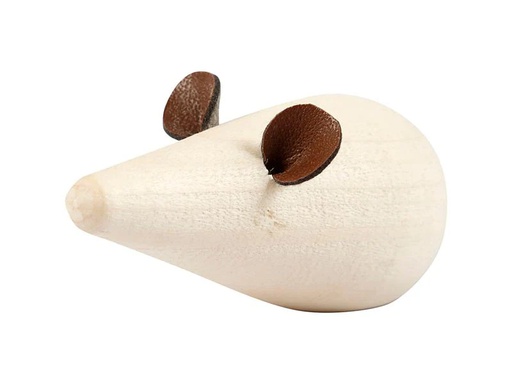 [90181052 1233631] Creativ Company Mini-Figur Maus 6.5 x 3.5 cm, 2 Stück
