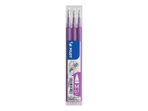 [90181065 1244216] Pilot Patrone FriXion Refill 3 Stück 0.7 mm, Lila
