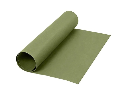 [90181073 1250077] Creativ Company Lederpapier Rolle, 350 g, 1 Stück, Grün