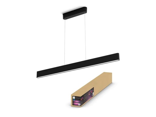 [90181176 1238460] Philips Hue White &amp; Col. Amb. Ensis Pendelleuchte schwarz 4750 lm