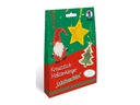 URSUS Bastelset Kreuzstich-Holzanhänger Weihnachten, 3 Stück