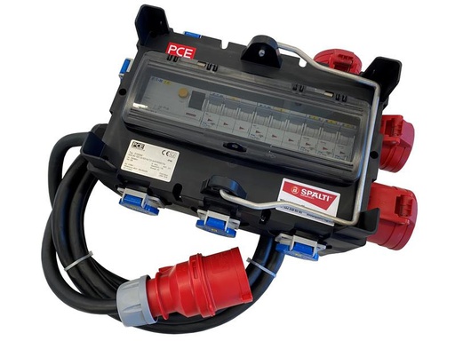 [90026725 1168873] Spälti AG Baustromverteiler CEE32/5 63A mit 5 m Zuleitung