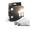 Philips Hue Leuchtmittel White E27 Doppelpack 2 x 800 lm