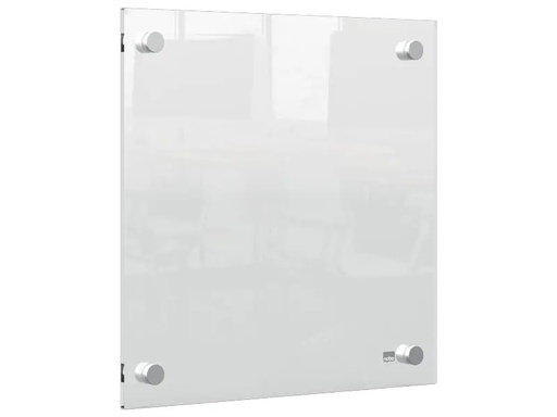 [90181475 1226983] Nobo Acryl-Notiztafel Zur Wandmontage 30 cm x 30 cm, Transparent