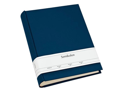 [90181590 1216862] Semikolon Fotoalbum Classic Large 24.5 cm x 30.5 cm Marineblau