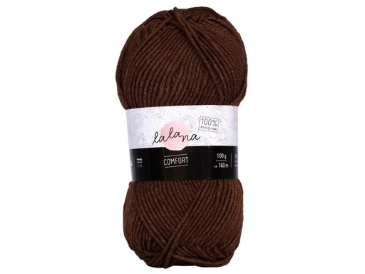 [90181670 1249987] lalana Wolle Comfort 100 g, Braun