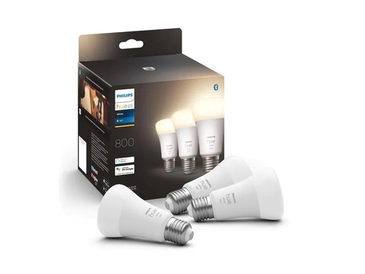 [90181752 1238439] Philips Hue Leuchtmittel White E27 Dreierpack 3 x 800 lm