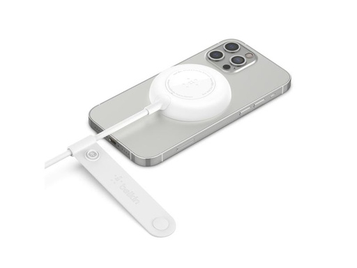 [90181811 1237649] Belkin Wireless Charger Pad MagSafe for Apple devices Weiss