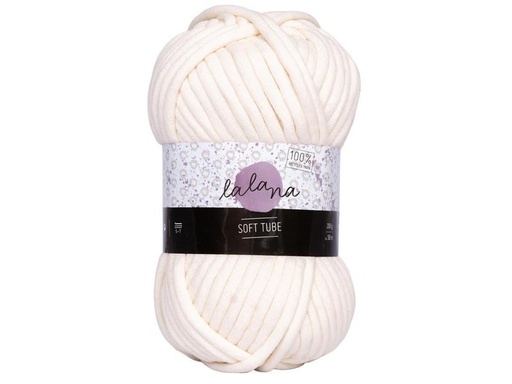 [90181902 1249971] lalana Wolle Soft tube 200 g, Crème
