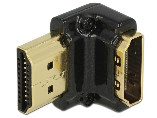 [90181948 1232876] Delock Adapter High Speed Ethernet 4K 90° HDMI - HDMI