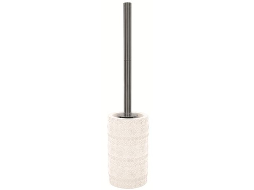 [90026803 1105727] spirella Toilettenbürste Relief Weiss, Porzellan