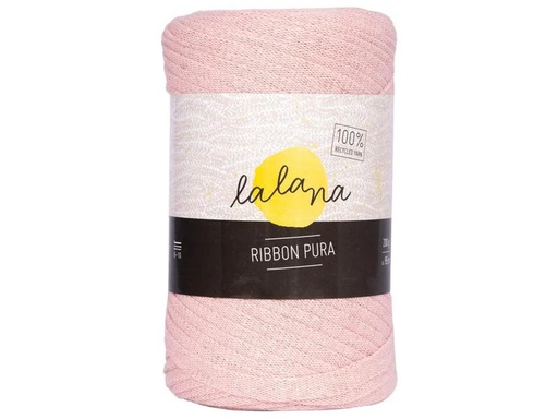 [90182073 1249877] lalana Wolle Ribbon Pura 200 g, Hellrosa