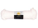 lalana Wolle Makramee Rope 3 mm, 330 g, Crème