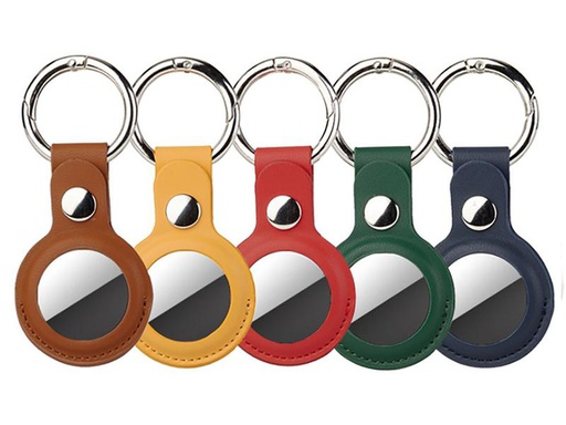 [90182373 1242480] 4smarts AirTag Kunstleder Case Set 5 Stück