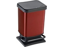 Rotho Treteimer Paso 20 l, Rot metallic